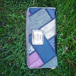 Maxx New York Signature Patchwork Wallet/Purse